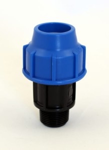 Przelot z gwintem zewnętrznym 32-1''GZ PE Plastica Alfa