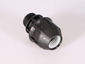 Przelot z gwintem zewnętrznym 20-3/4''GZ PE Fish