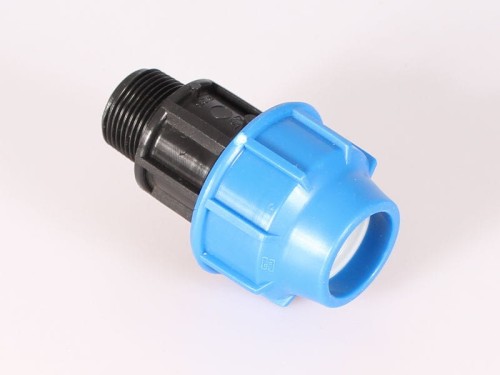 Przelot z gwintem zewnętrznym 25-3/4''GZ PE Plastica Alfa