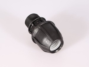 Przelot z gwintem zewnętrznym 25-1''GZ PE Fish