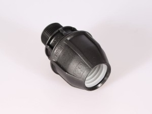 Przelot z gwintem zewnętrznym 32-1''GZ PE Fish