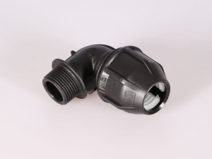 Kolano z gwintem zewnętrznym 20-3/4''GZ PE Fish