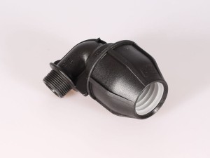 Kolano z gwintem zewnętrznym 32-3/4''GZ PE Fish