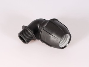 Kolano z gwintem zewnętrznym 32-1''GZ PE Fish