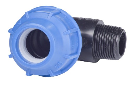 Kolano z gwintem zewnętrznym Plastica Alfa